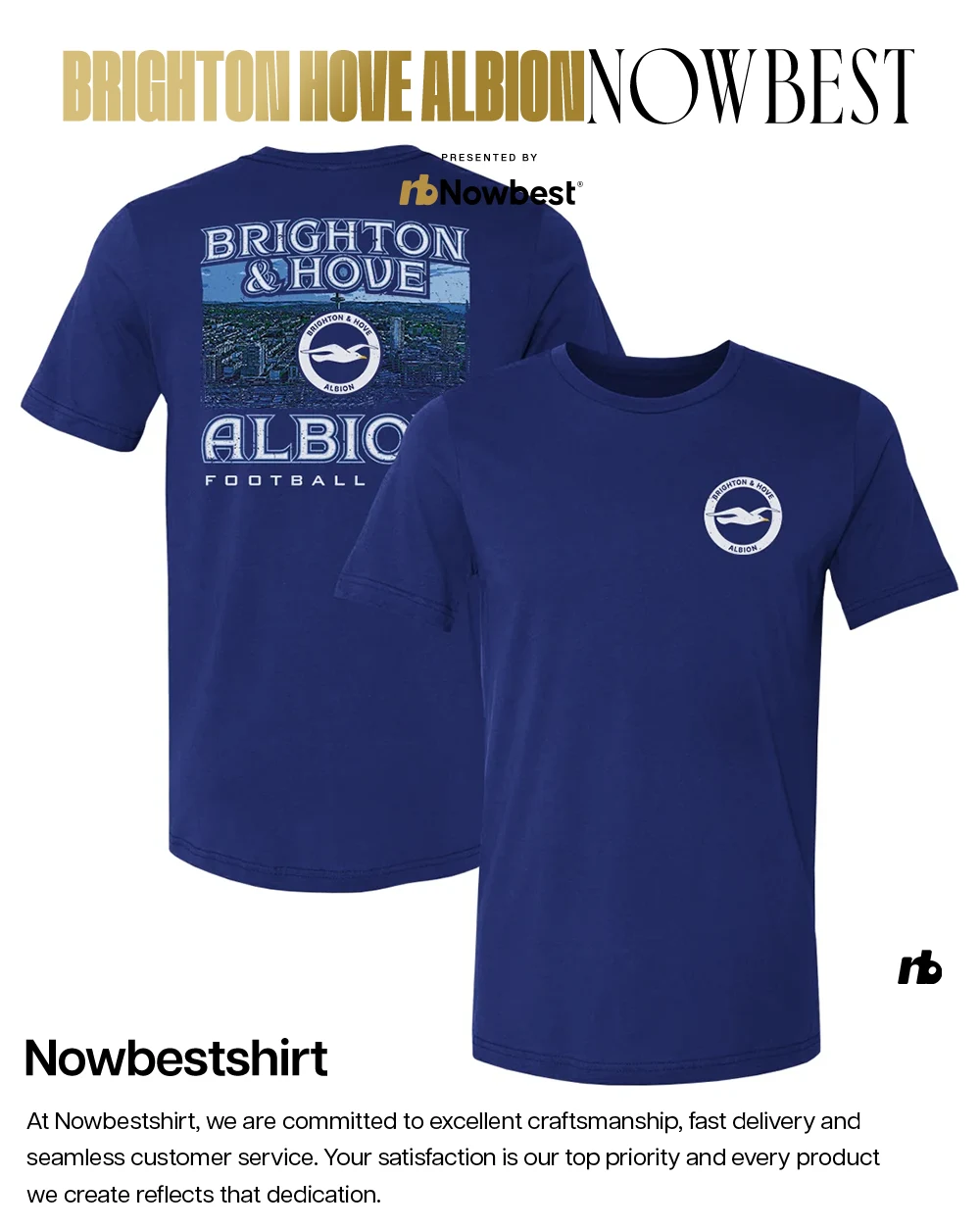 値下げ可能　Brighton & Hove Albion シャツ MARCH 7 7_MARCH |