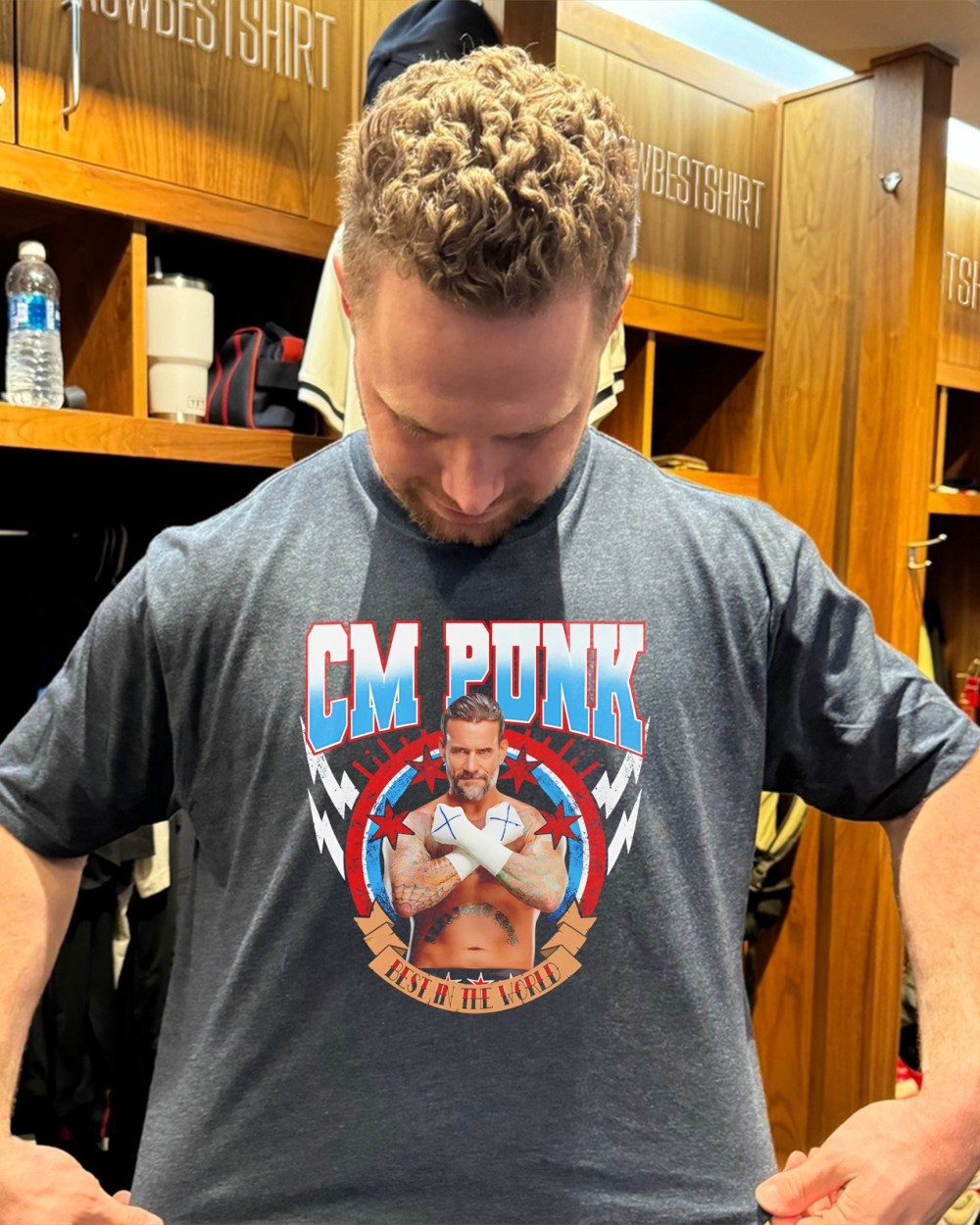 CMパンク 直筆サイン フォト 2025WWE日本公演公式グッズ CM PUNK CM