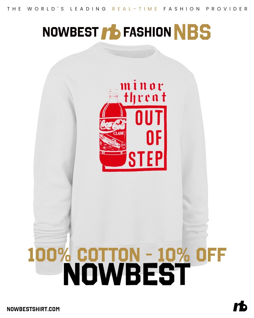 Coca Cola minor threat out of step shirt, hoodie, sweatshirt & apparel