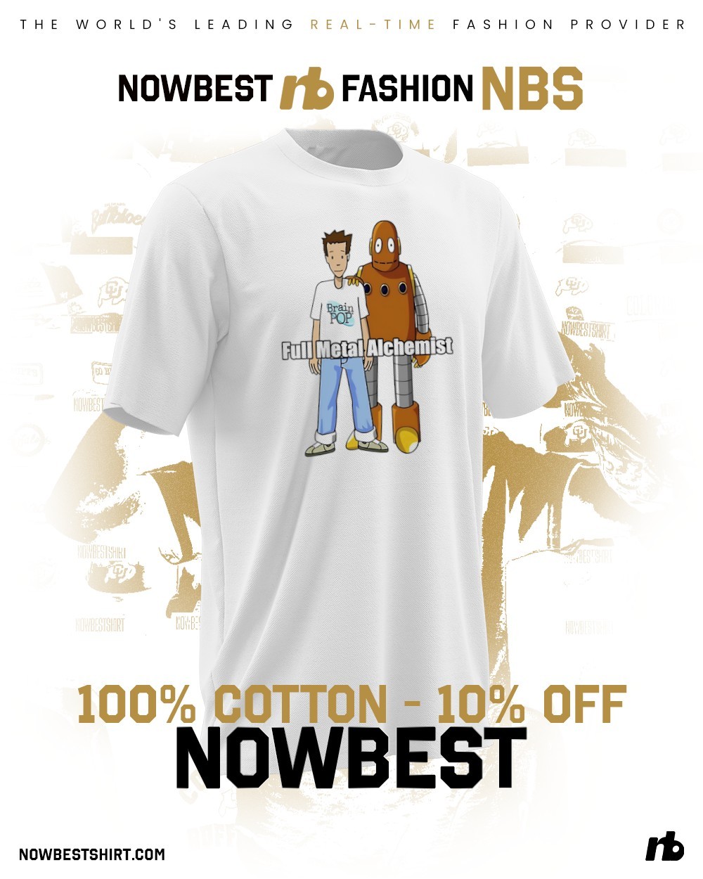 FMA Full Metal Alchemist Brain Pop Moby shirt, hoodie, sweatshirt