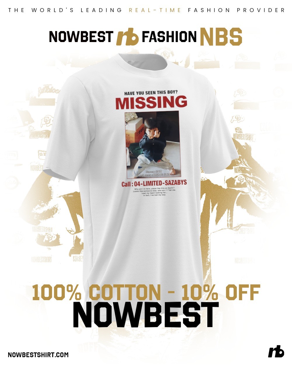 Have you seen this boy missing call 04 limited Sazabys shirt