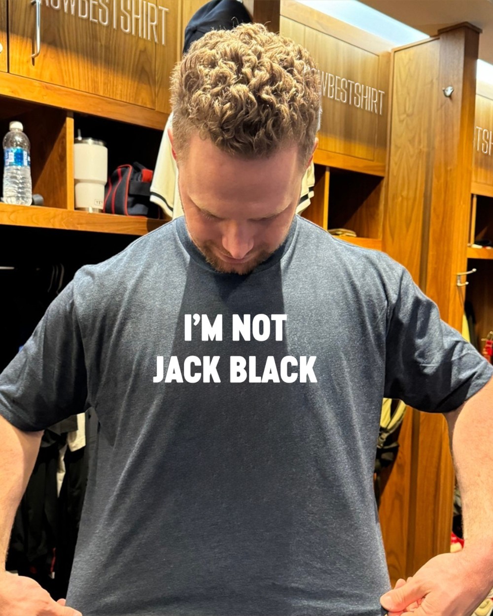 Jack Black wearing I'm not Jack Black shirt, hoodie, sweatshirt