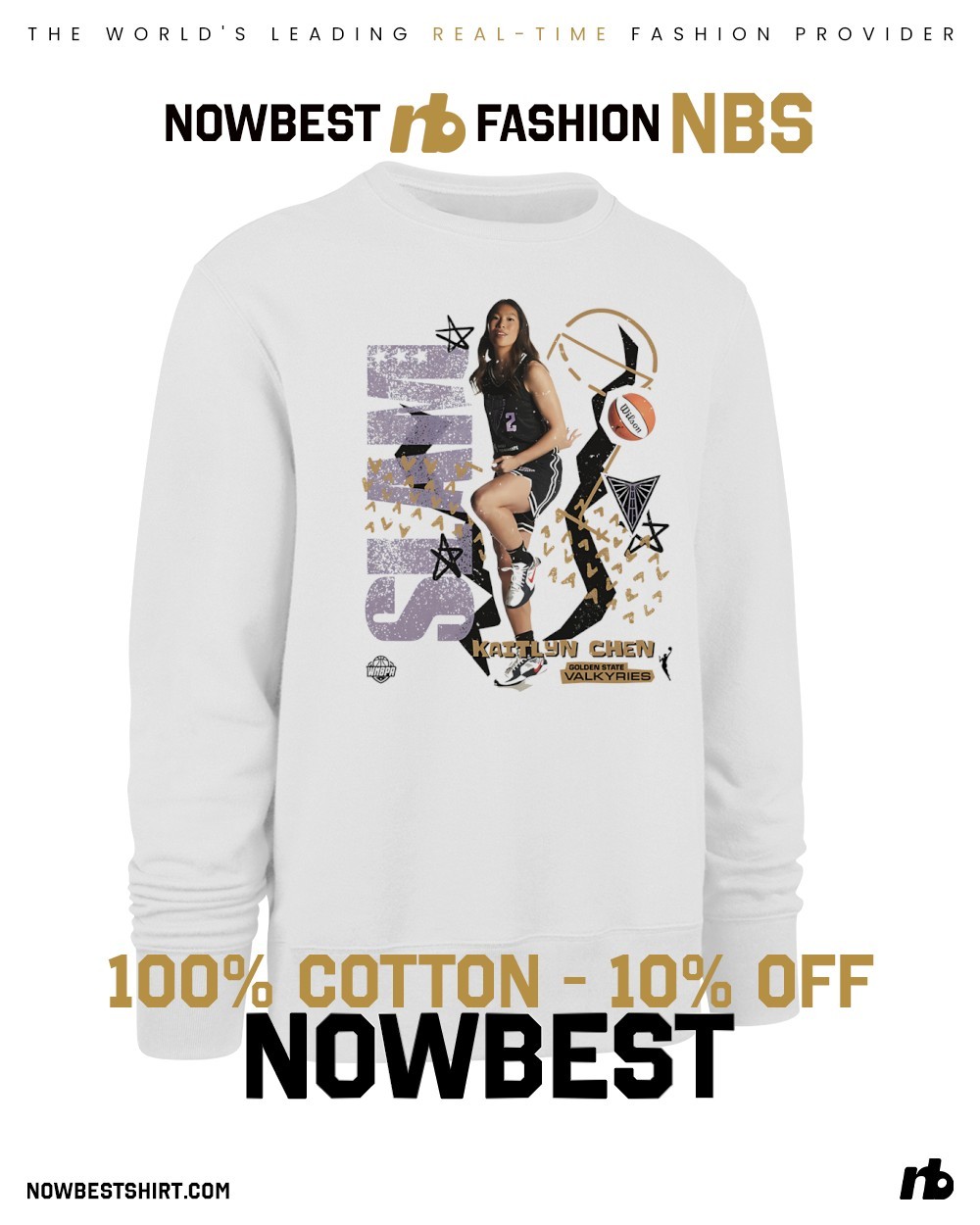 Kaitlyn Chen Golden State Valkyries WNBA SLAM shirt, hoodie