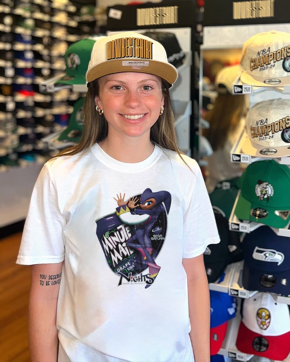 NiGHTS into Dreams Minute Maid Grape Soda Sega Saturn shirt