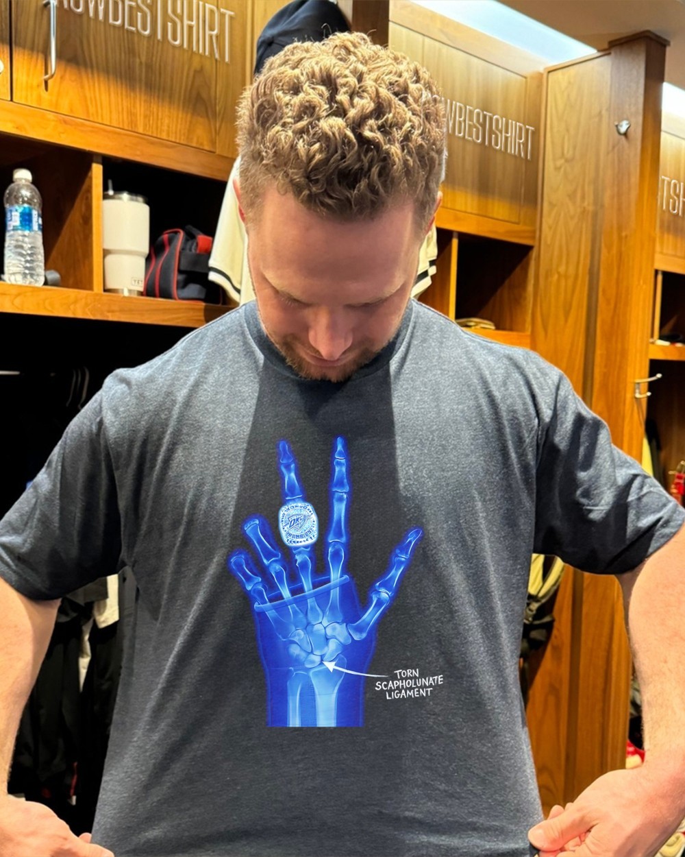 Rings Skeleton Kobe Skeleton Hand Shirt OKC Thunder Champions