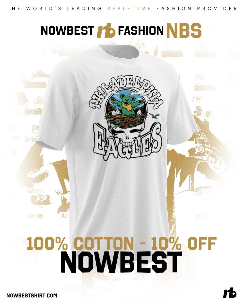 Official Philadelphia Eagles NFL x Grateful Dead shirt