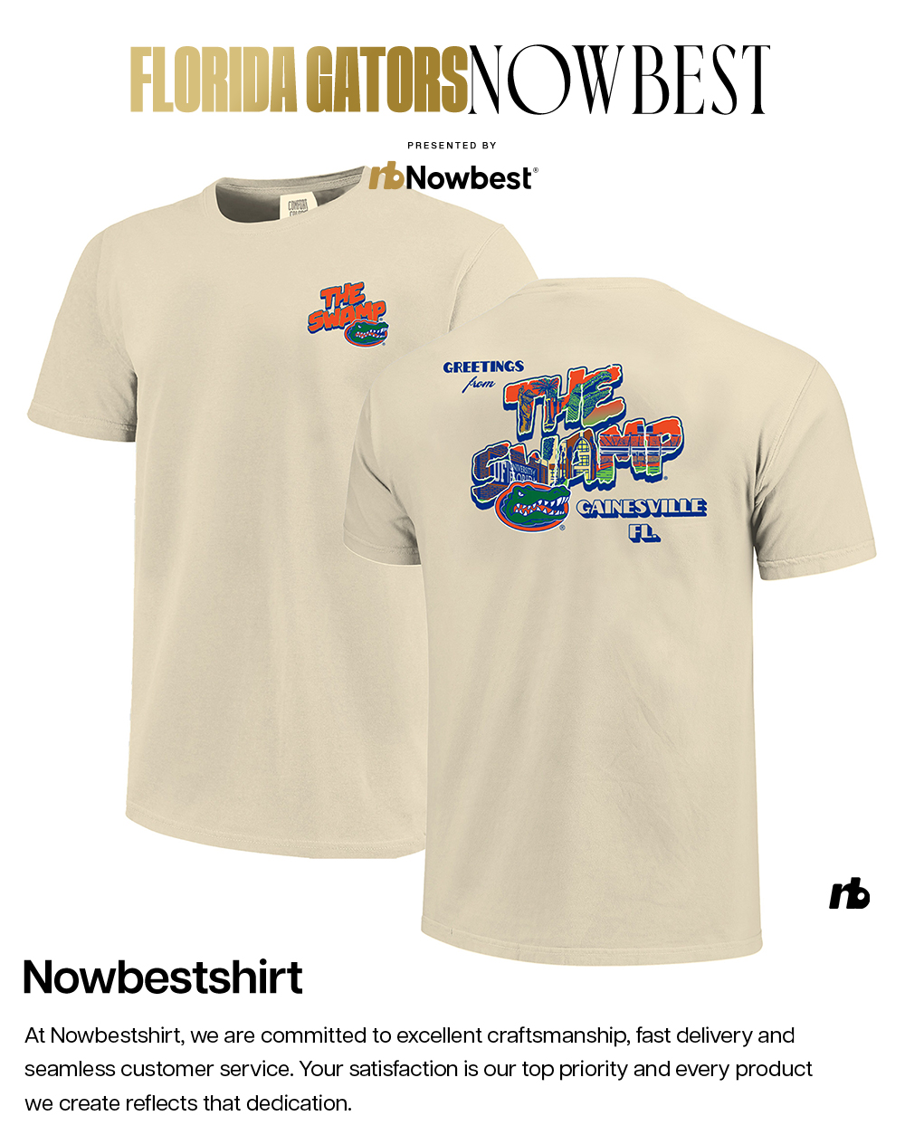 Florida Gators greetings from The Swamp Gainesville FL sided