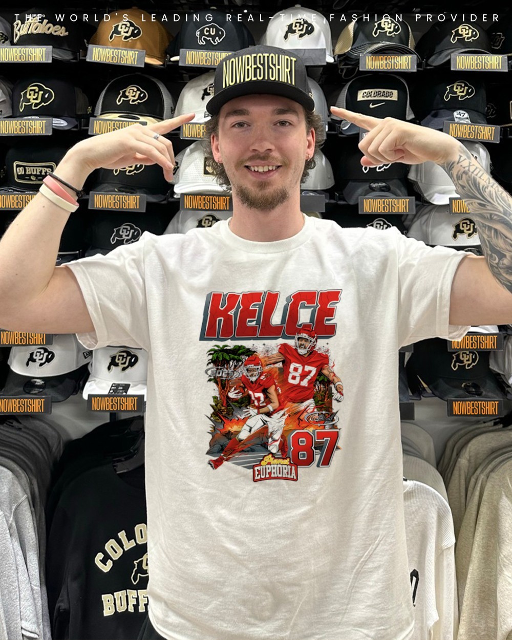 Travis Kelce 87 NFL Kansas City Chiefs player graphic comic shirt
