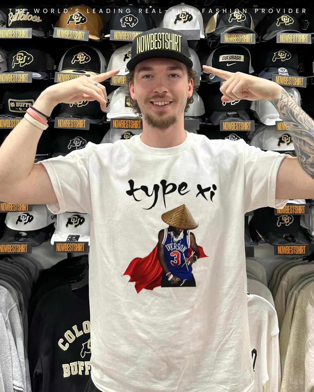 Type Xi Allen Iverson Philadelphia 76ers shirt, hoodie, sweatshirt