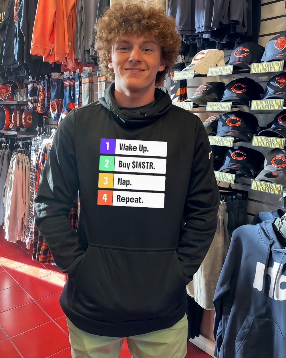 Wakeup buy mstr nap repeat shirt, hoodie, sweatshirt & apparel