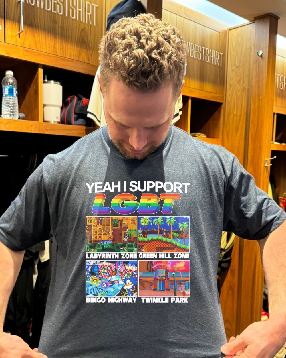 Yeah I support LGBT Labyrinth Zone Green Hill Zone Bingo Highway