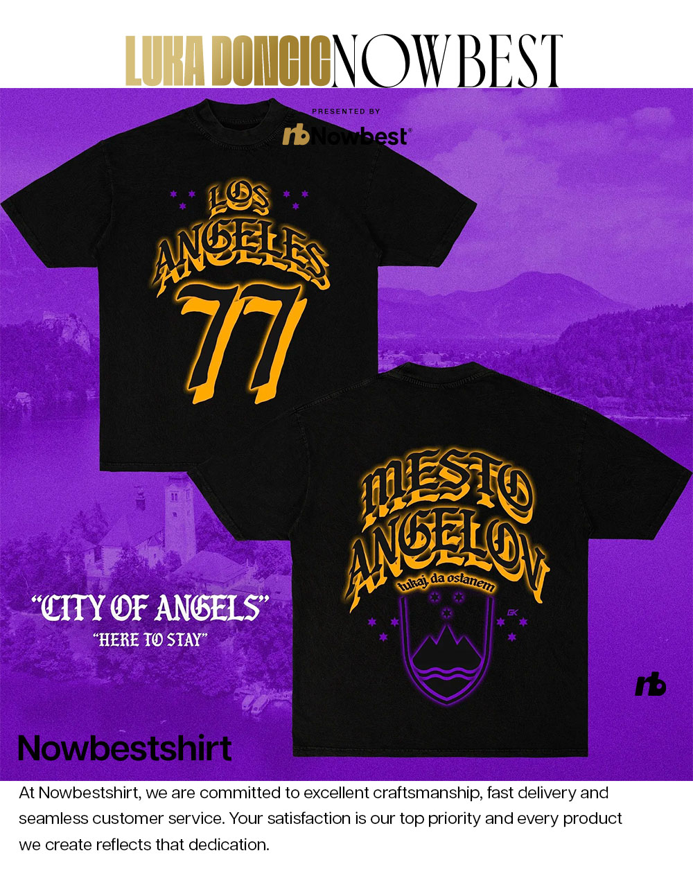 Lakers DONČIĆ 77 ＋25年プレーオフ観戦限定Tシャツ付き Lakers DONČIĆ 77 ＋25年プレーオフ観戦限定Tシャツ付き Luka