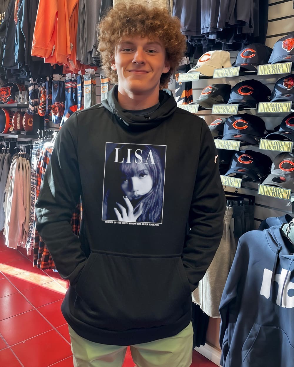 Axl Rose wearing Lisa Member of the South Korean girl Group