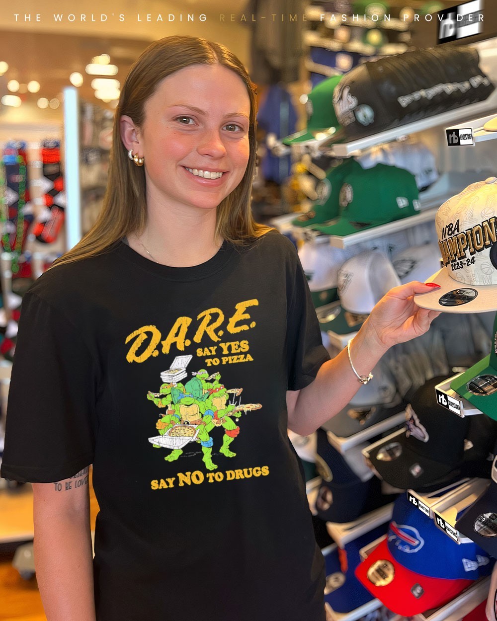 D.A.R.E. Ninja Turtles say yes to Pizza say no to drugs shirt
