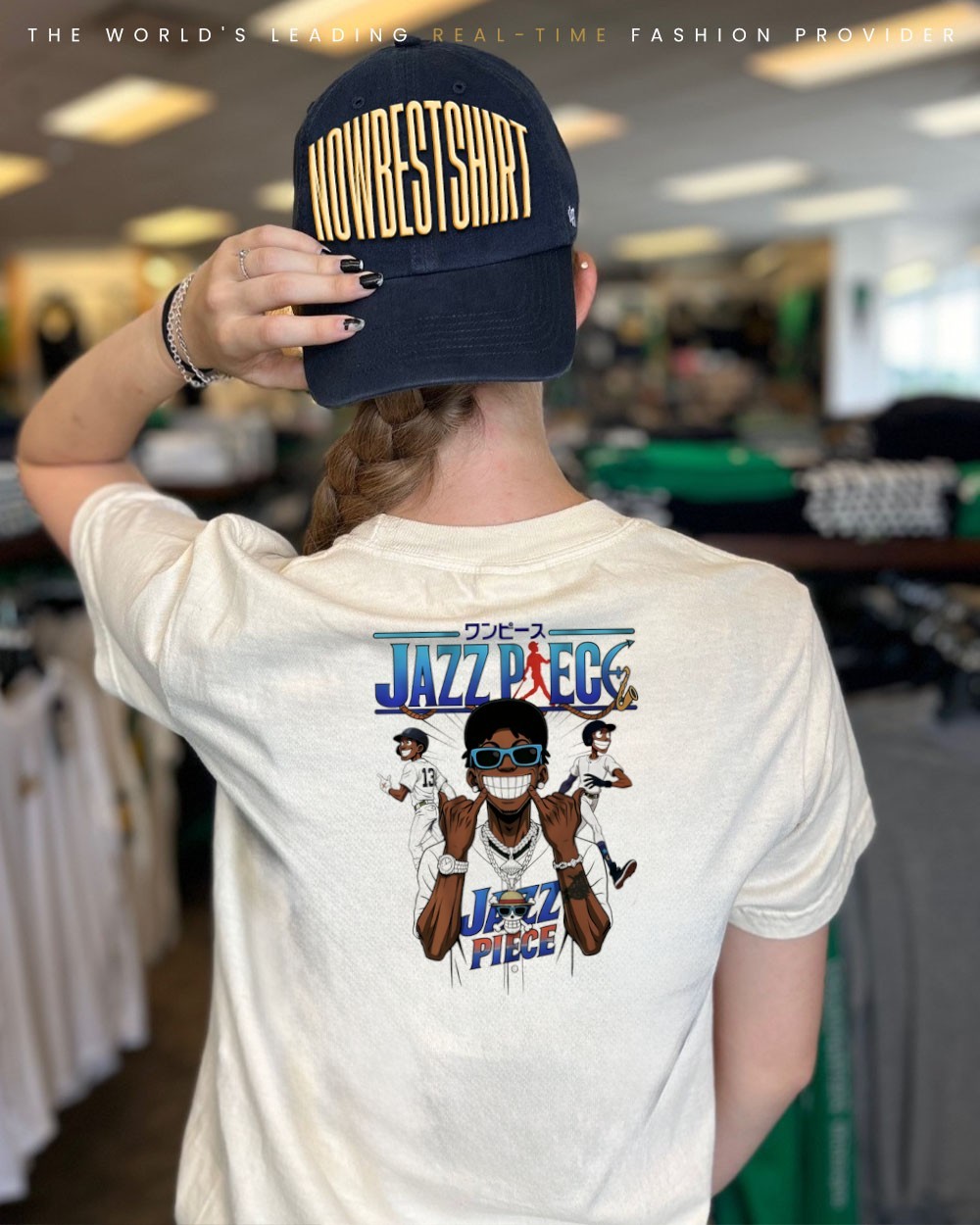 Jazz Chisholm Jr. wearing Jazz Piece grillz cartoon shirt, hoodie