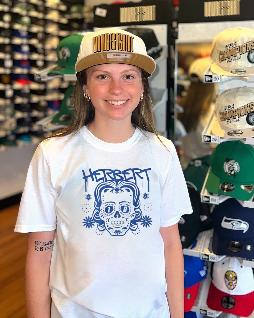 Justin Herbert Sugar Skull Remix Los Angeles Chargers shirt