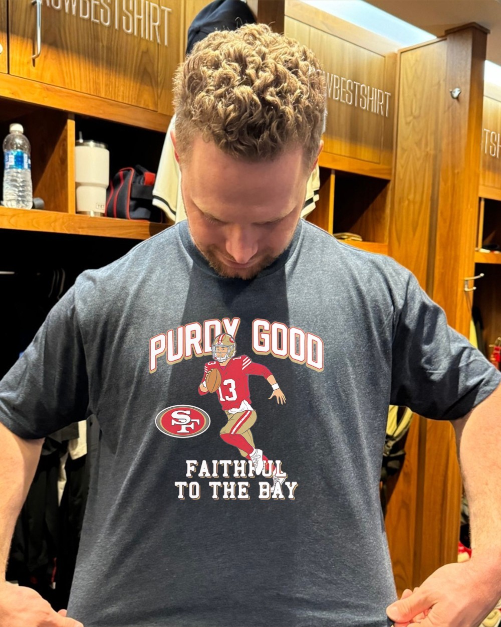 San Francisco 49ers Brock Purdy Good Faithful To The Bay player