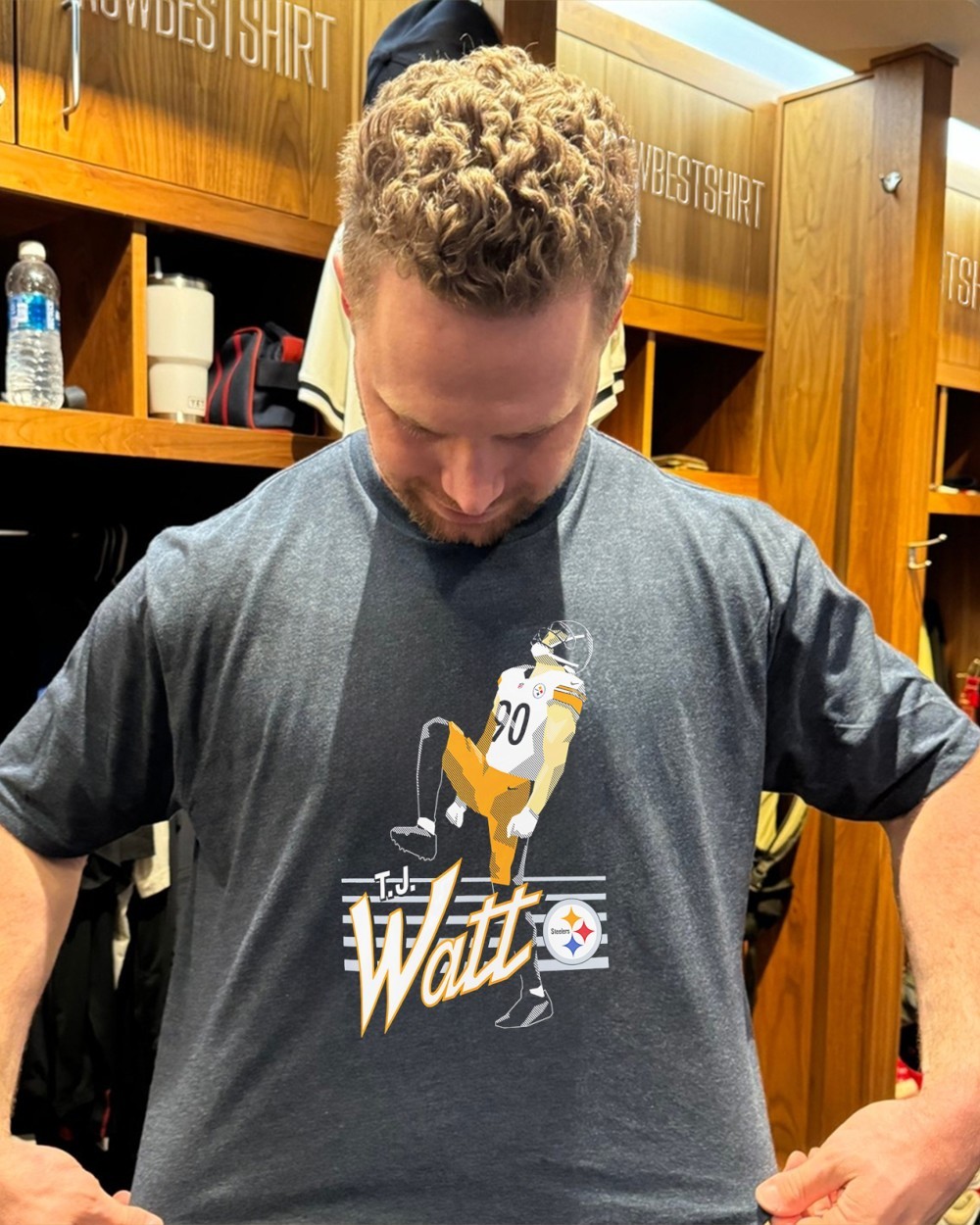 T.J. Watt Pittsburgh Steelers 2025 NFL player graphic shirt