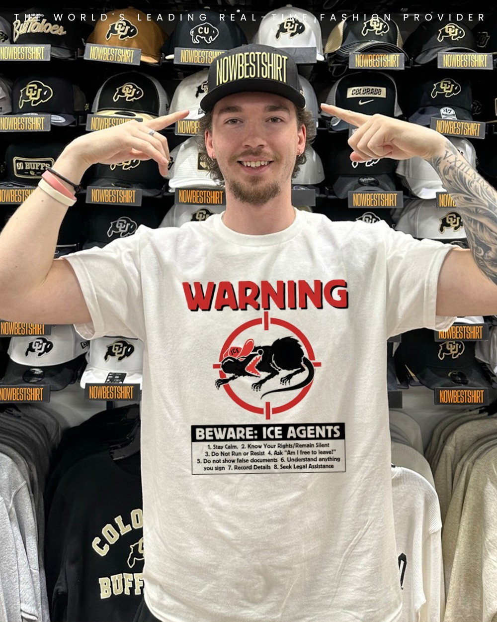 Warning rats beware ice agents shirt, hoodie, sweatshirt & apparel