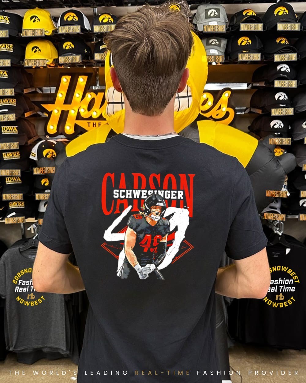 Carson Schwesinger 49 Cleveland Browns player graphic art shirt