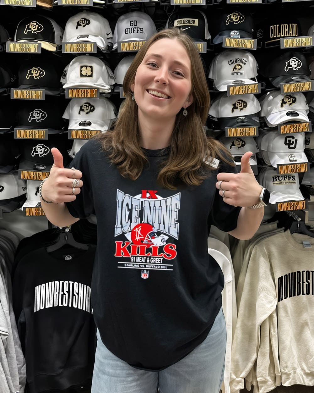 Rock Off Officially Licensed Products Ice Nine Kills Cross Sword Band Logo T Shirt Size S