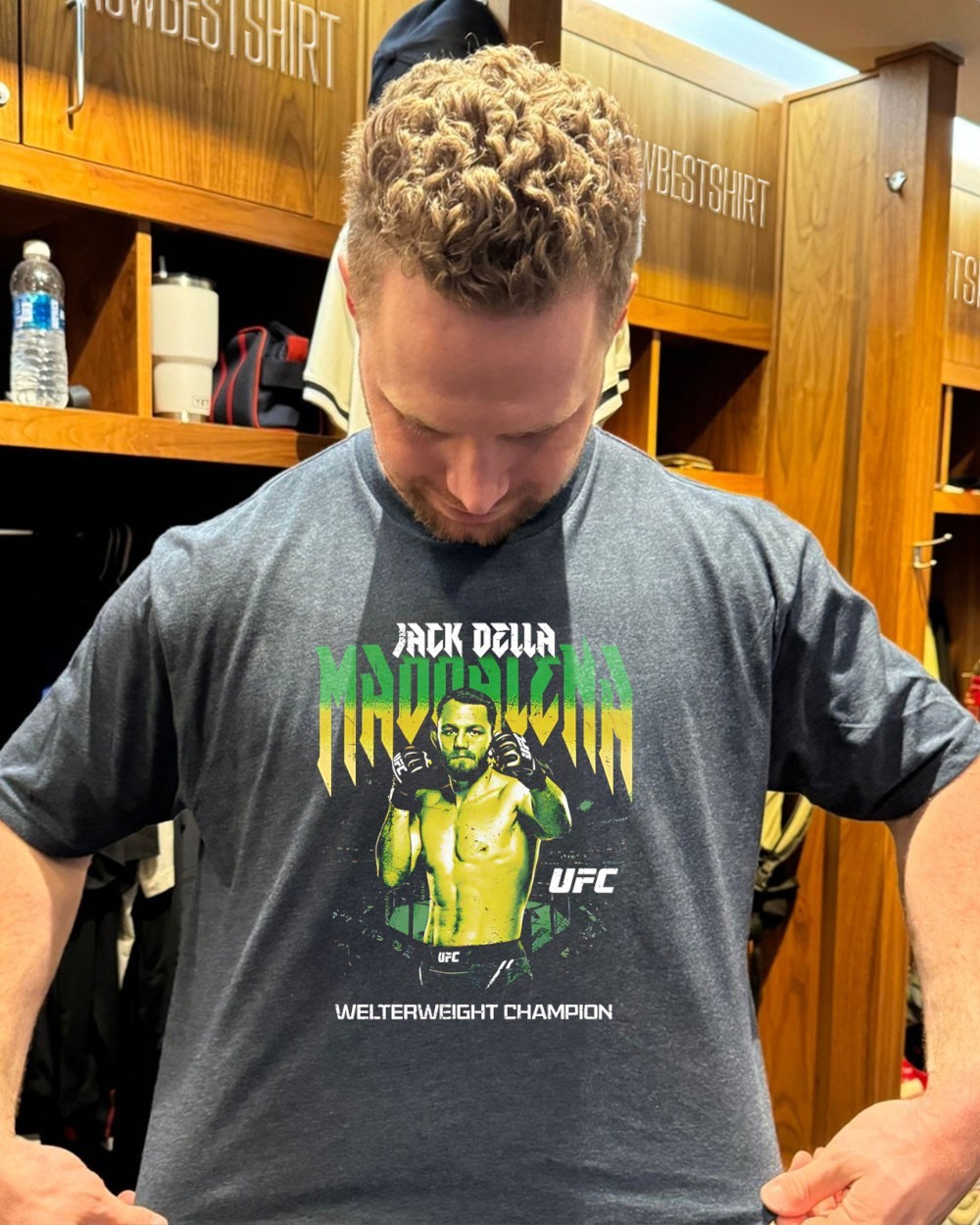 Jack Della Maddalena Fighter UFC Welterweight Champion pose shirt