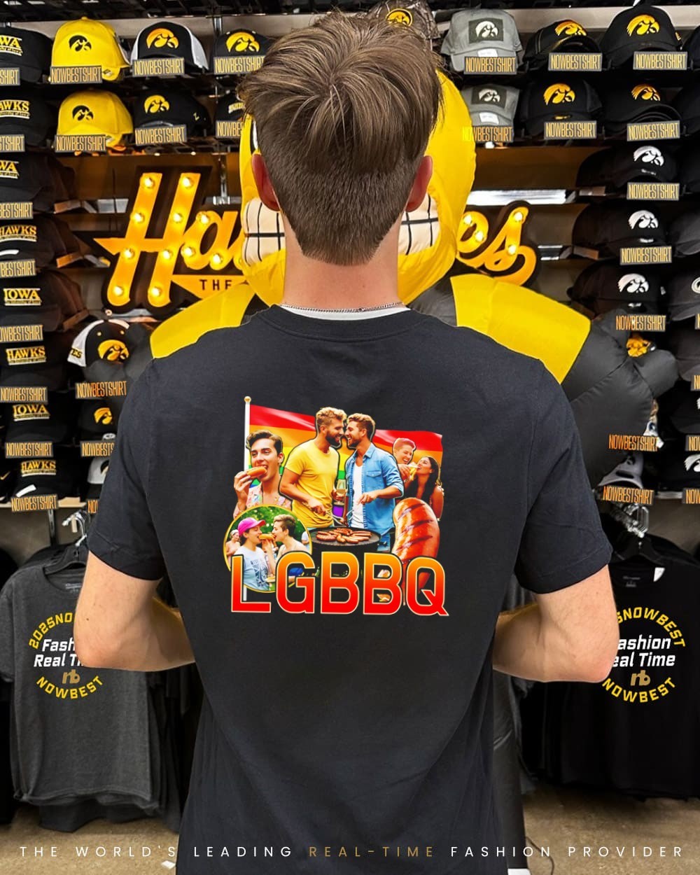 LGBBQ hot dog pride flag shirt, hoodie, sweatshirt & apparel