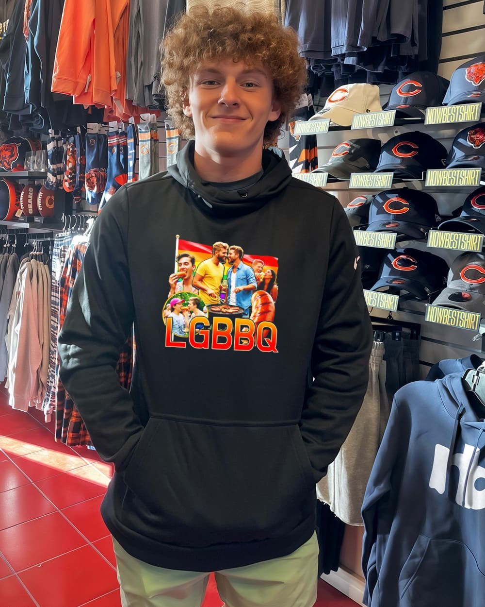 LGBBQ hot dog pride flag shirt, hoodie, sweatshirt & apparel