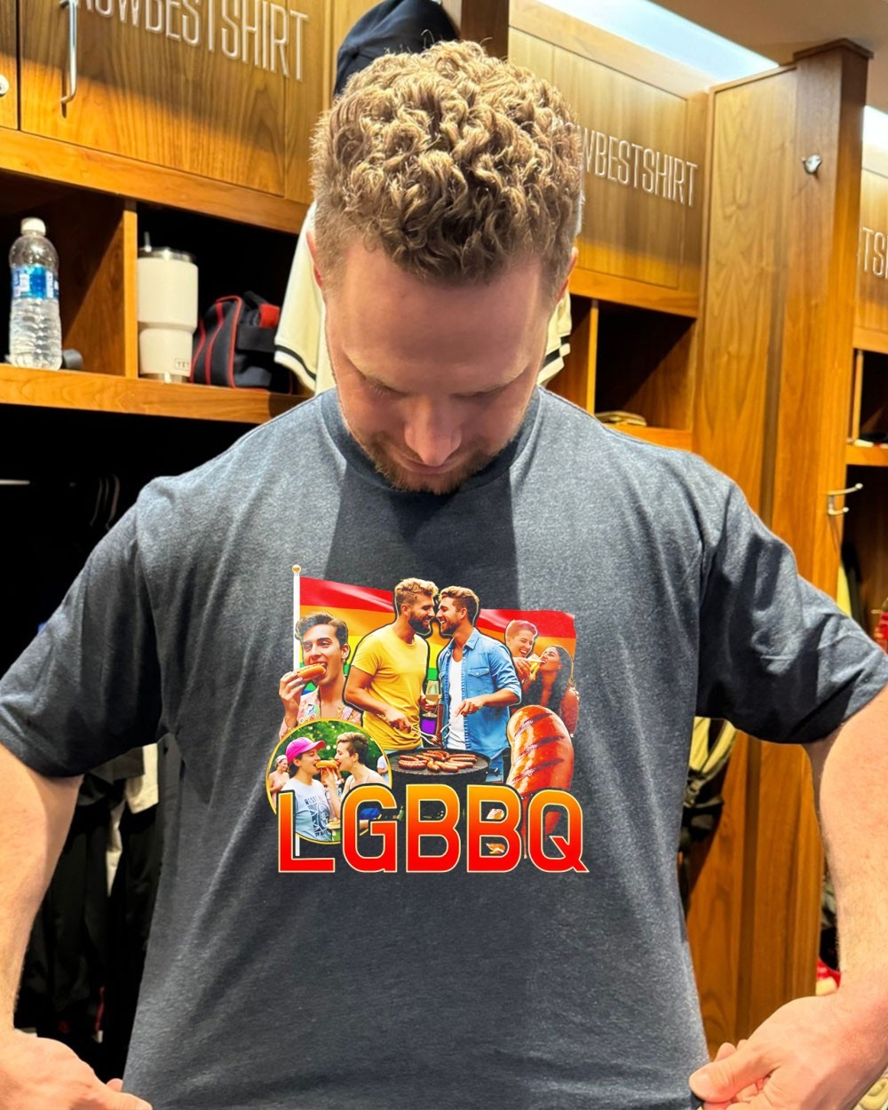 LGBBQ hot dog pride flag shirt, hoodie, sweatshirt & apparel