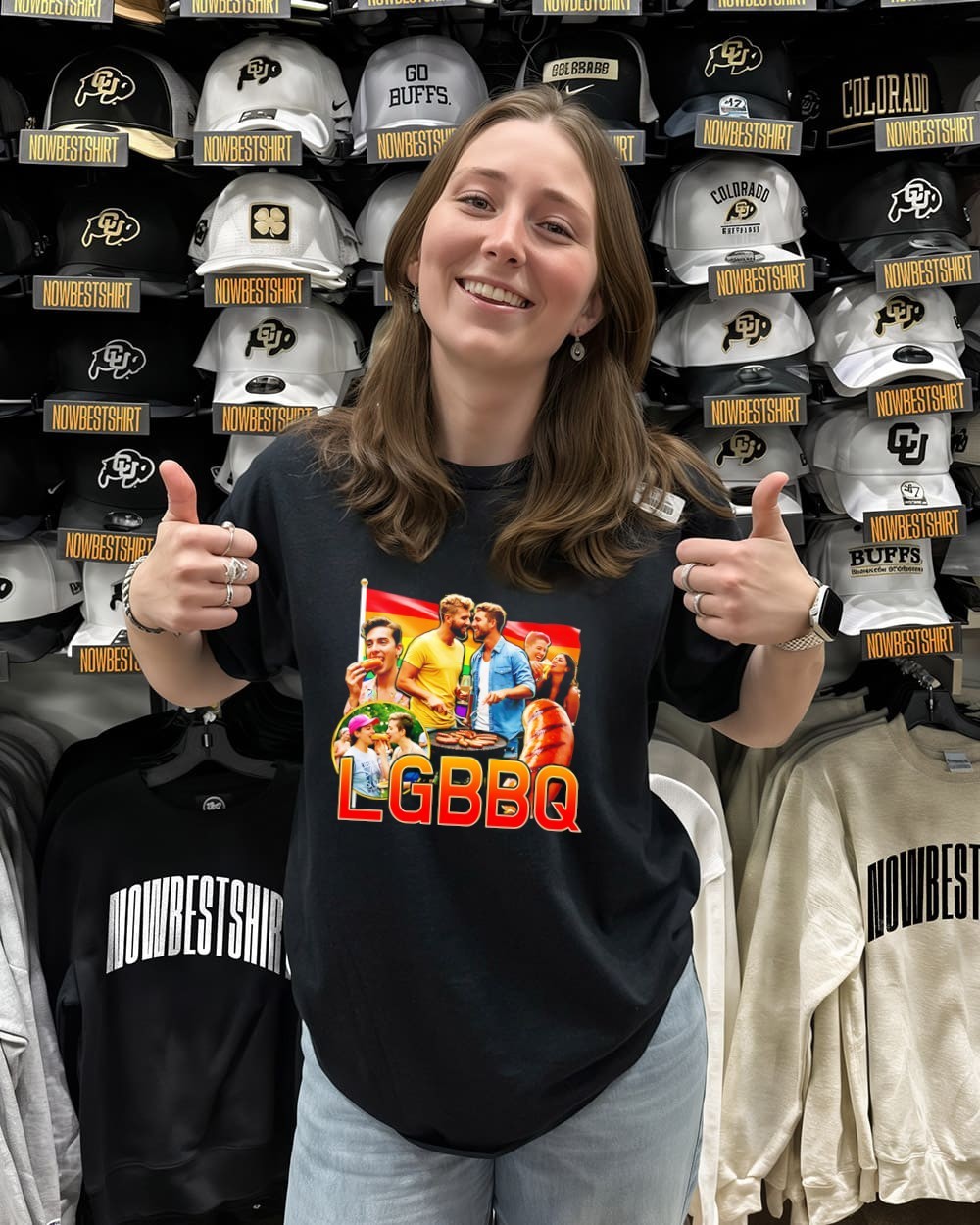 LGBBQ hot dog pride flag shirt, hoodie, sweatshirt & apparel