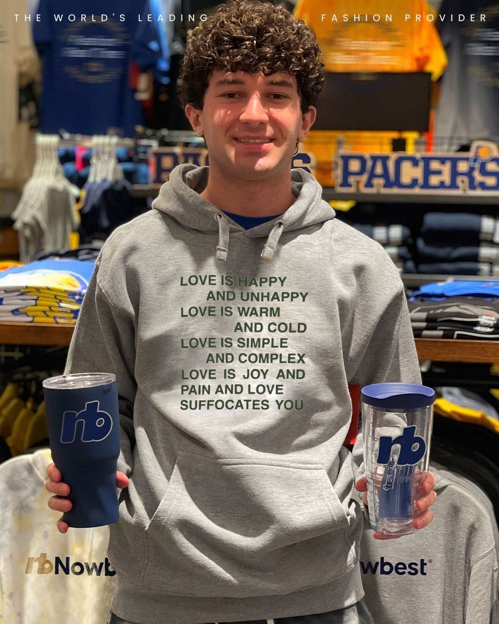 Love is happy and unhappy love is warm and cold love is simple and