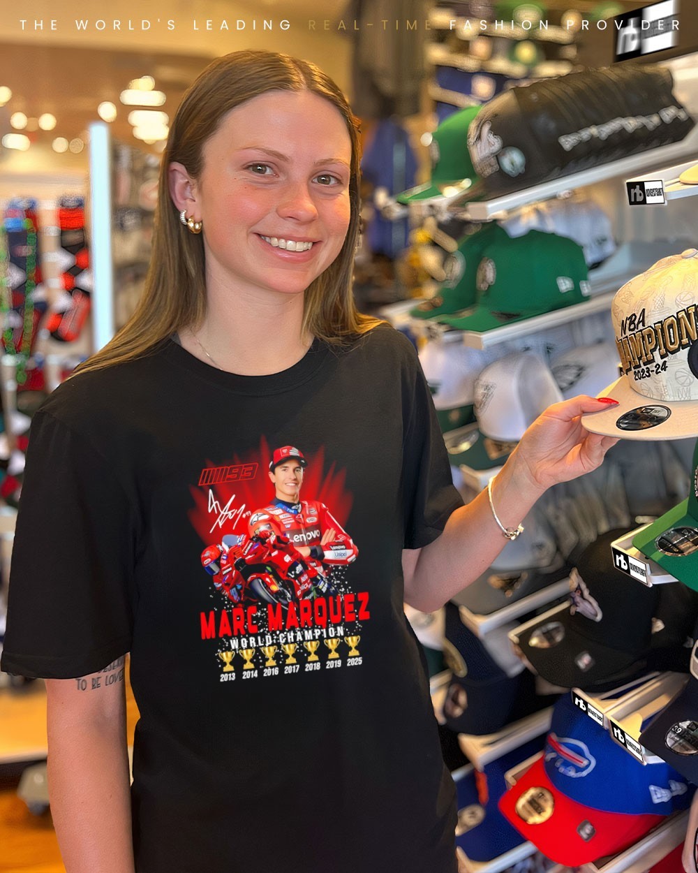 Marc Marquez 93 2025 World Champions 7-Time signature shirt