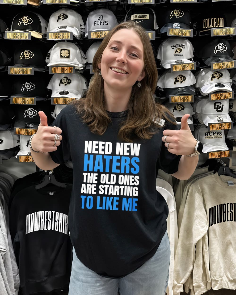 Need new haters the old ones are starting to like me shirt, hoodie