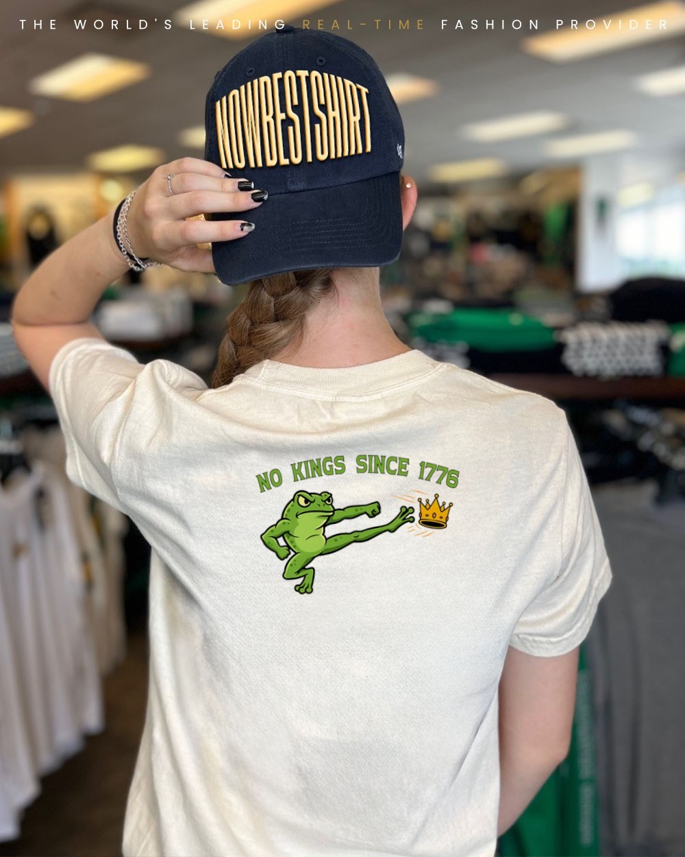 No Kings Since 1776 Frog Kick shirt, hoodie, sweatshirt & apparel