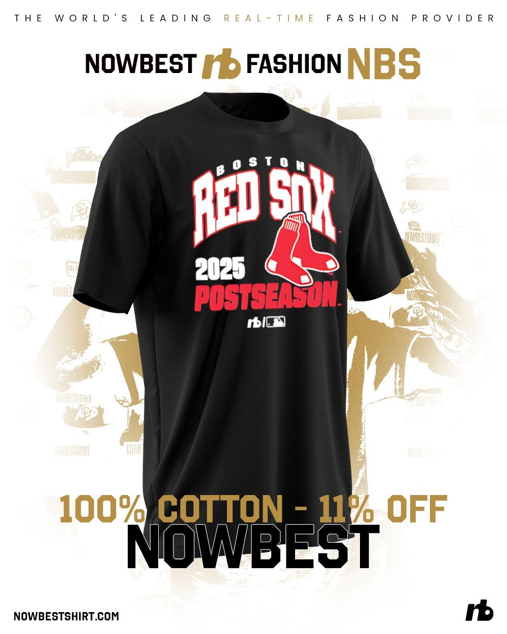 Official Boston Red Sox Baseball 2025 MLB Postseason graphic shirt