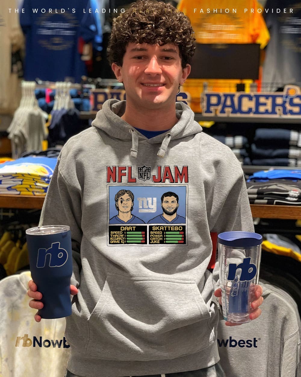 Official NFL Jam Cam Skattebo and Jaxson Dart New York Giants