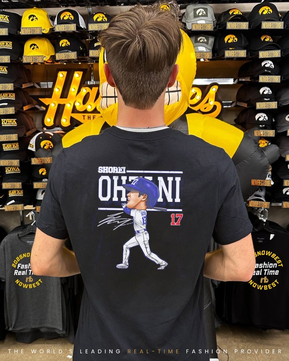 Official Shohei Ohtani 17 Los Angeles Dodgers player cartoon shirt