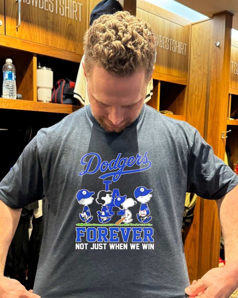Peanuts x Los Angeles Dodgers October forever not just when we win