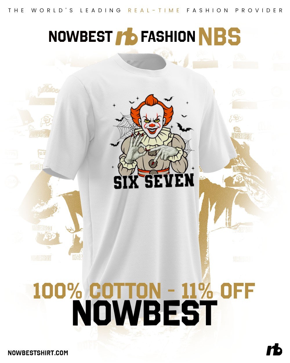 Pennywise 67 Six Seven Halloween shirt, hoodie, sweatshirt