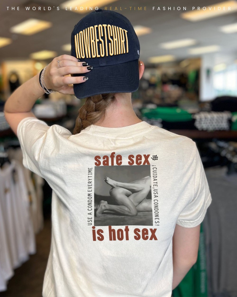 その他ブランド / Vintage/90s/STEVEN MEISEL/safe sex is hot sex/Tシャツ/SIZE:M Safe Sex is Hot Sex 1990 Steven Meisel AIDS Activism shirt, hoodie