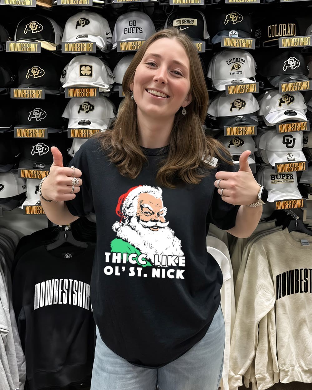 Santa Claus Christmas Thicc Like Ol' Saint Nick shirt, hoodie