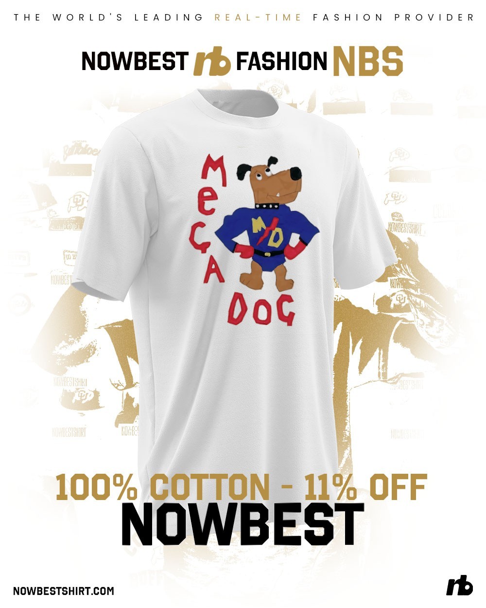 Sid Jenkins wearing Meca Dog shirt, hoodie, sweatshirt & apparel