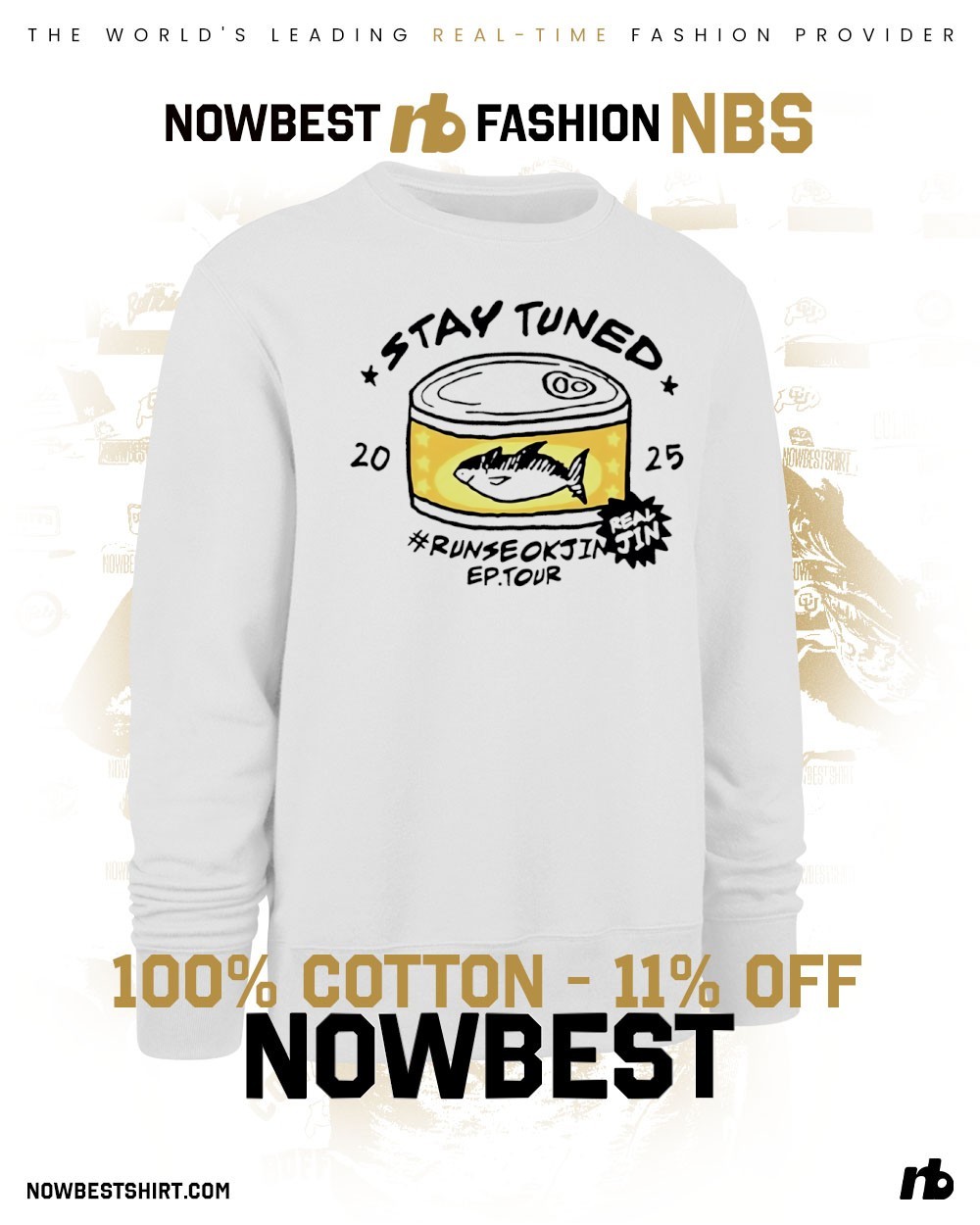 Stay Tuned 2025 Run Seokjin Ep Tour Real Jin shirt, hoodie