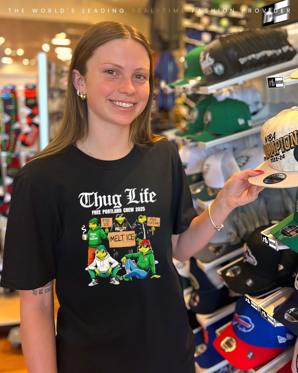 Thug Life Free Portland Crew 2025 Portland Frog No King shirt