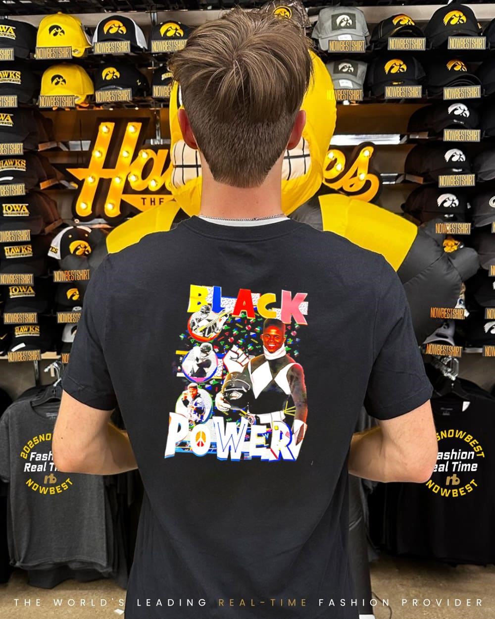 Walter Jones Black Power Ranger 2025 Shirt, hoodie, sweatshirt