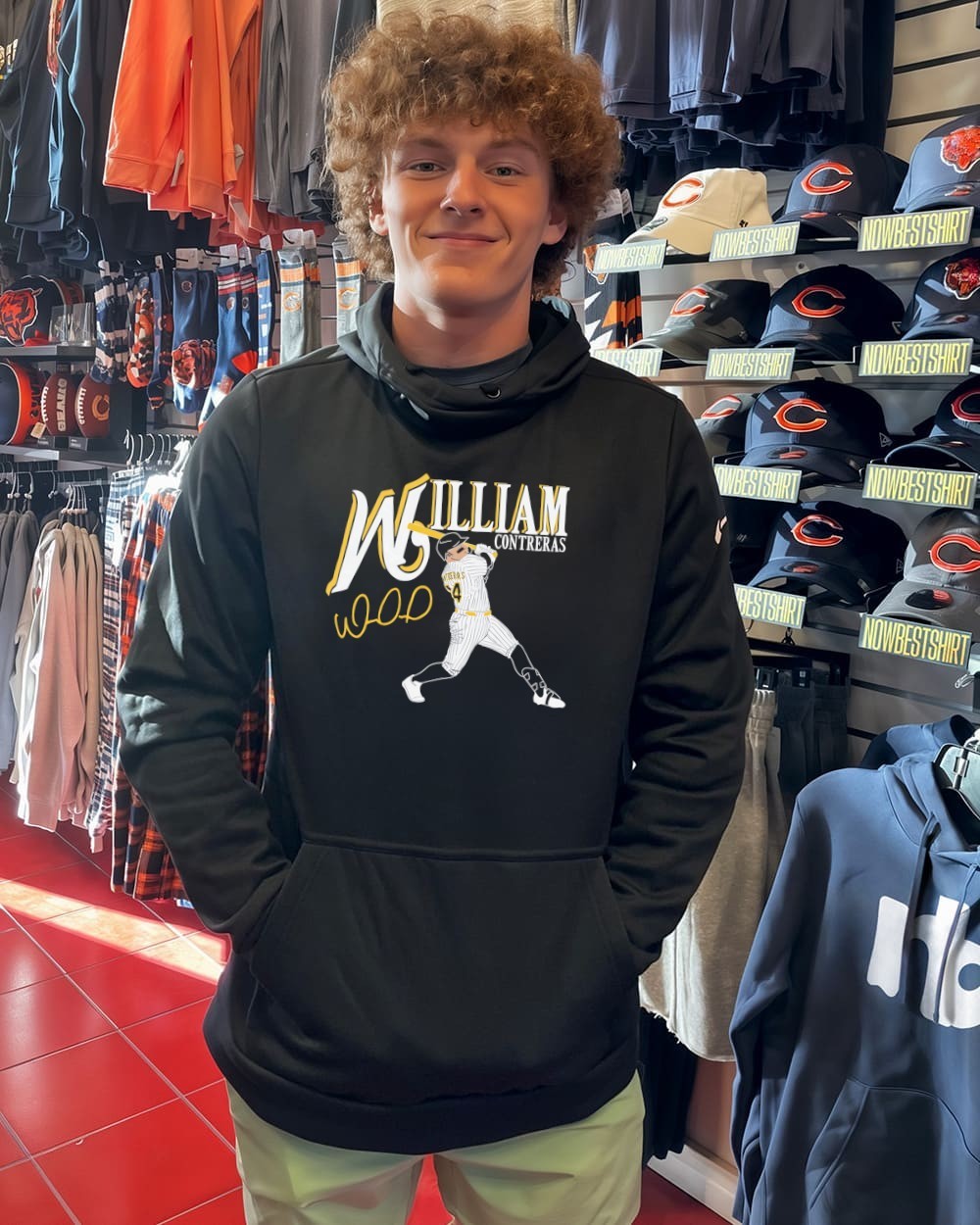 William Contreras Milwaukee Brewers October swing signature shirt