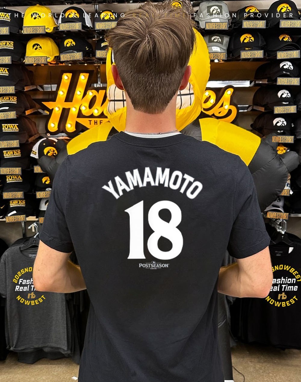 Yoshinobu Yamamoto 18 Los Angeles Dodgers 2025 World Series number