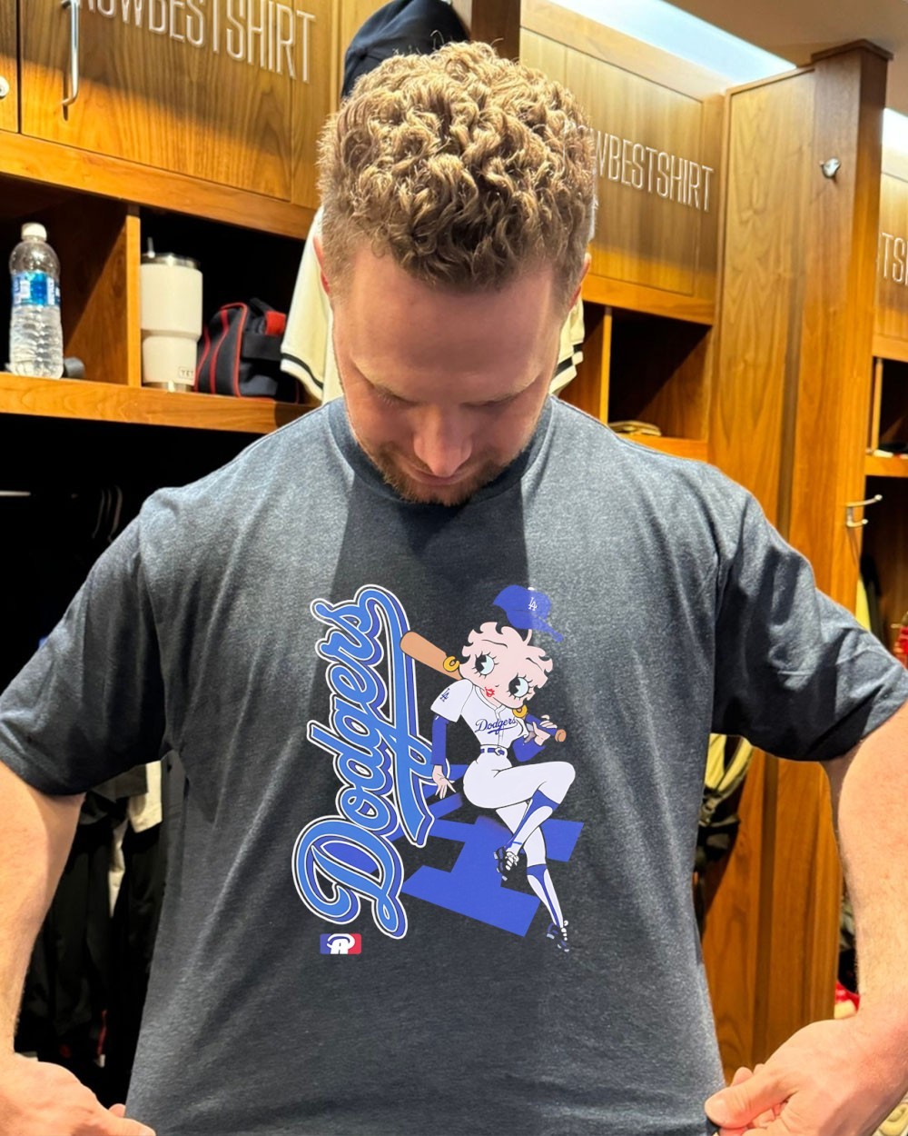 Betty Boop x Los Angeles Dodgers 2025 World Series Champions shirt