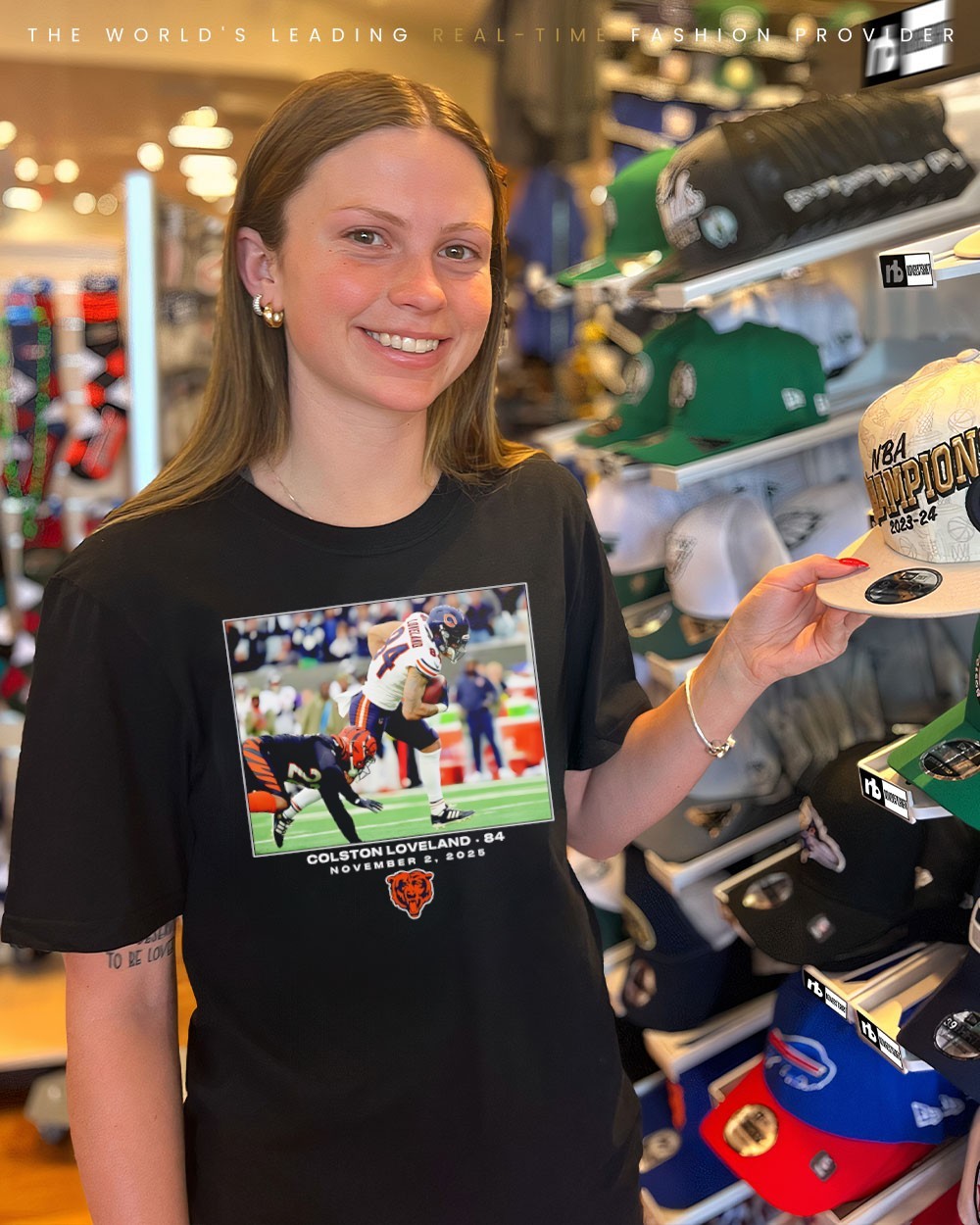 Colston Loveland 84 Chicago Bears NFL Flash Features Week 9 Nov