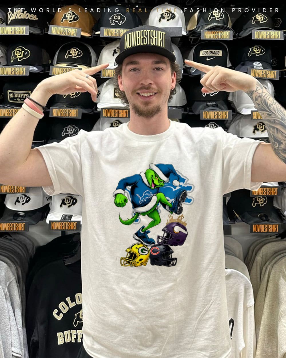 2016年 LLICA NFL風ロゴ Tシャツ XL Men's Heathered Charcoal NFL